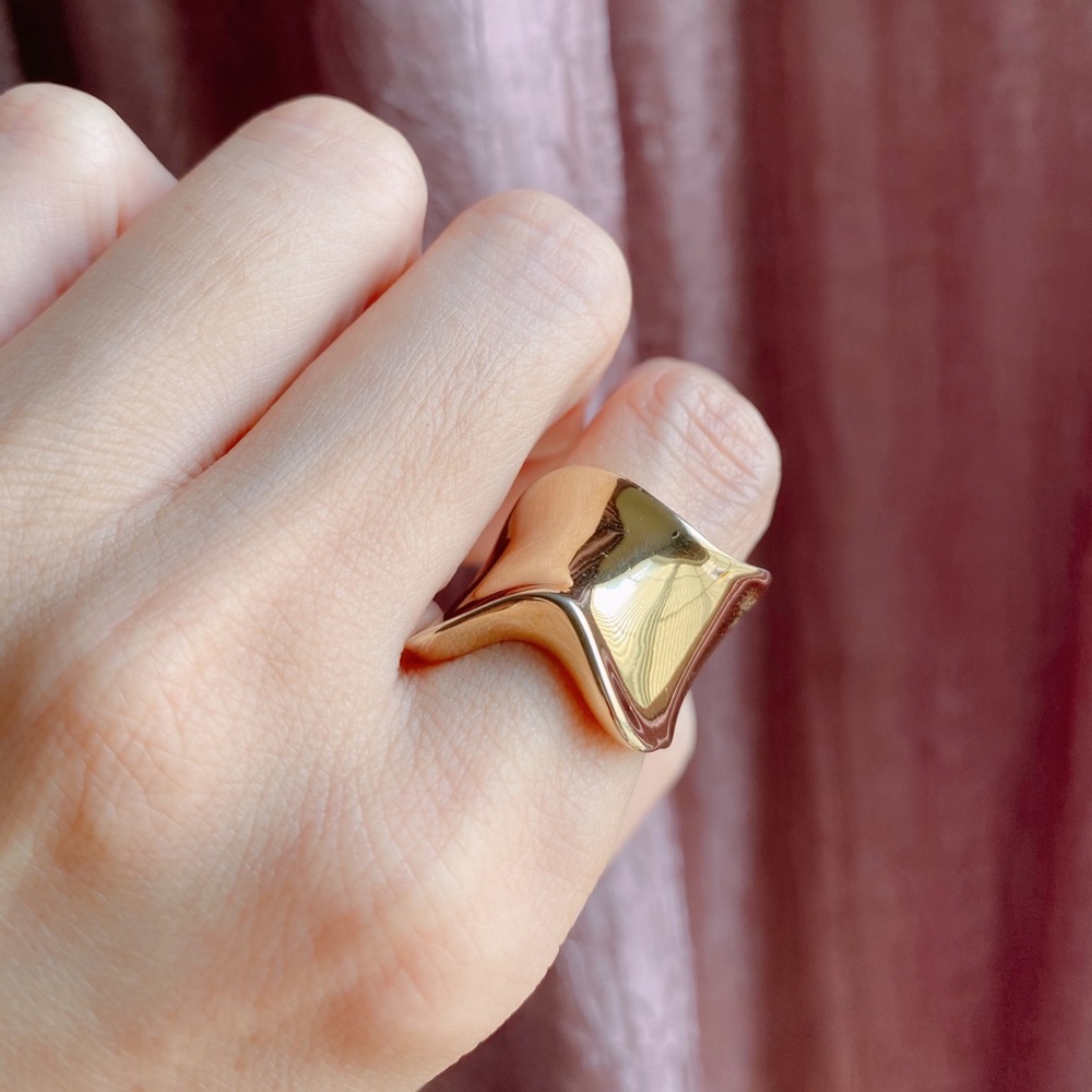 Abstract Armor Ring